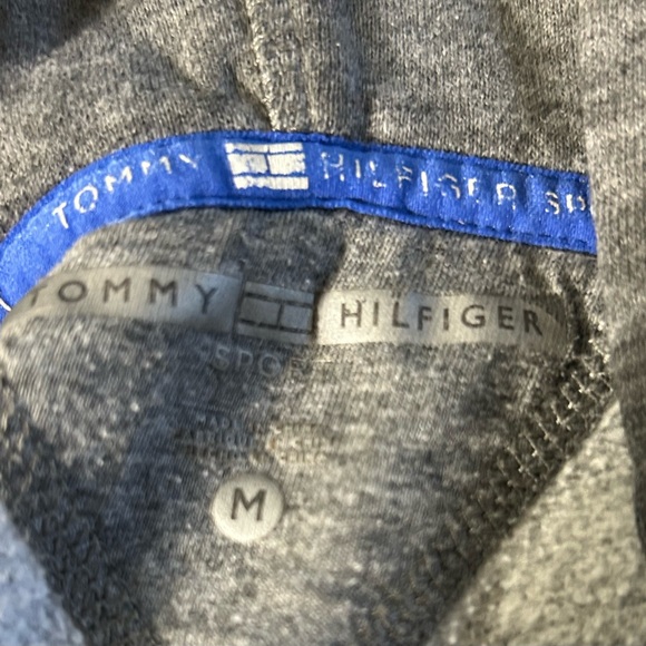 Tommy Hilfiger Gray Hoodie with Blue Accents - Picture 4 of 4